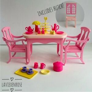 1995 Barbie “So Much To Do” Dining Room Playset
